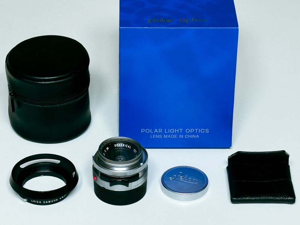 폴라 솔라론(polar solaron) 35mm f2 + 12504 라이카 순정 후드 이미지