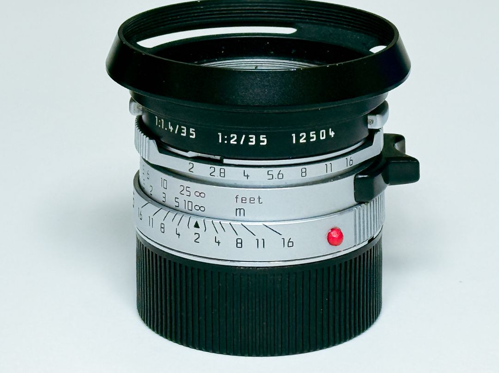 폴라 솔라론(polar solaron) 35mm f2 + 12504 라이카 순정 후드 이미지
