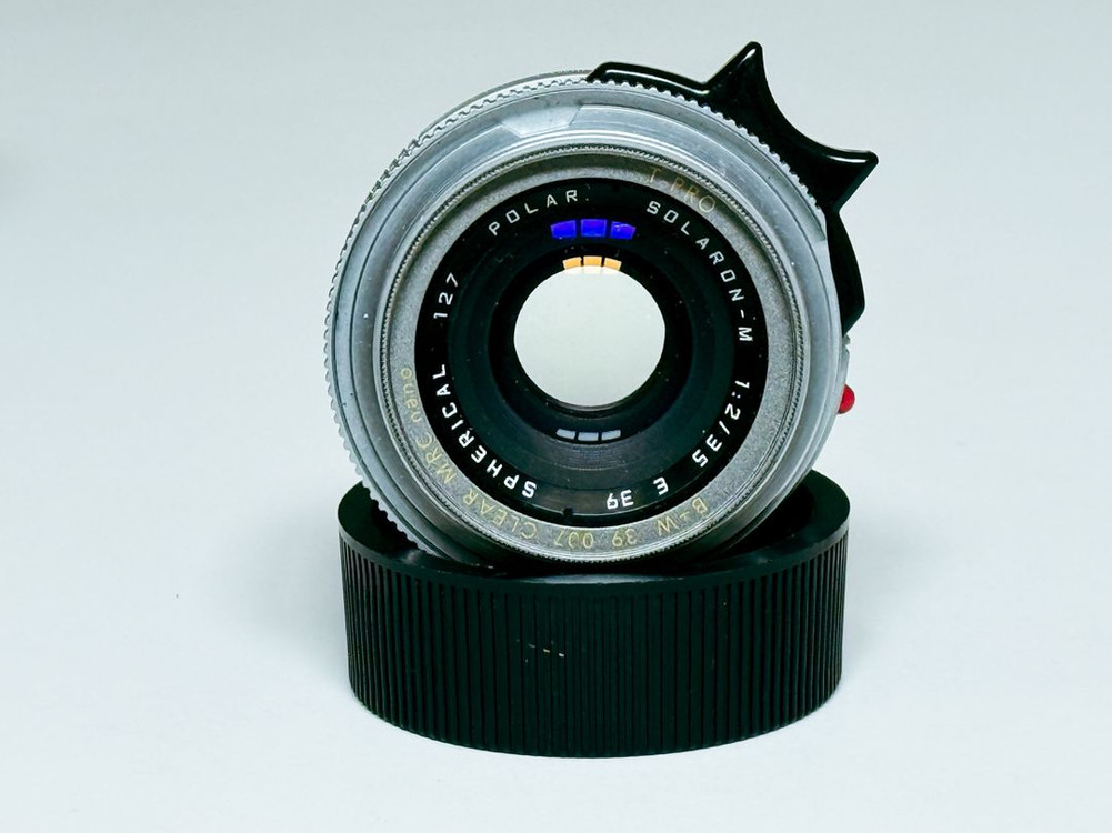 폴라 솔라론(polar solaron) 35mm f2 + 12504 라이카 순정 후드 이미지
