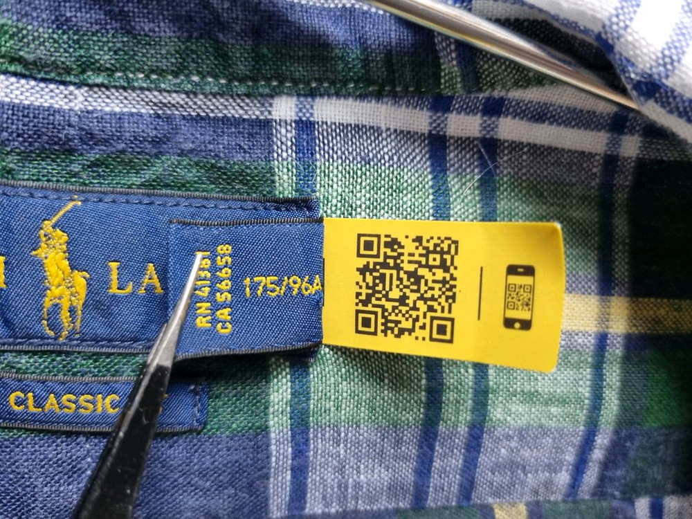 남성 QR 폴로 랄프로렌 POLO 린넨 마 긴팔 남방 셔츠 이미지