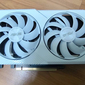 ASUS RTX 3060 O8G 화이트 그래픽카드 판매합니다. 이미지