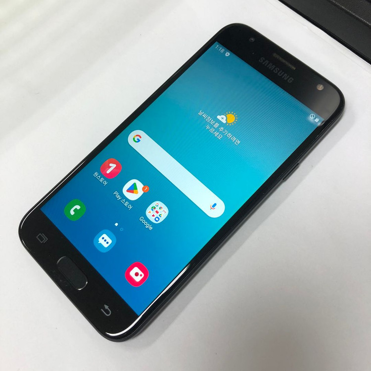 갤럭시 J3 16GB 블랙 U+ 무잔상 중고폰 안드로이드 9버전 213629 이미지
