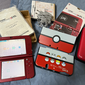 New 닌텐도3ds xl 레드 색상팝니다. 이미지