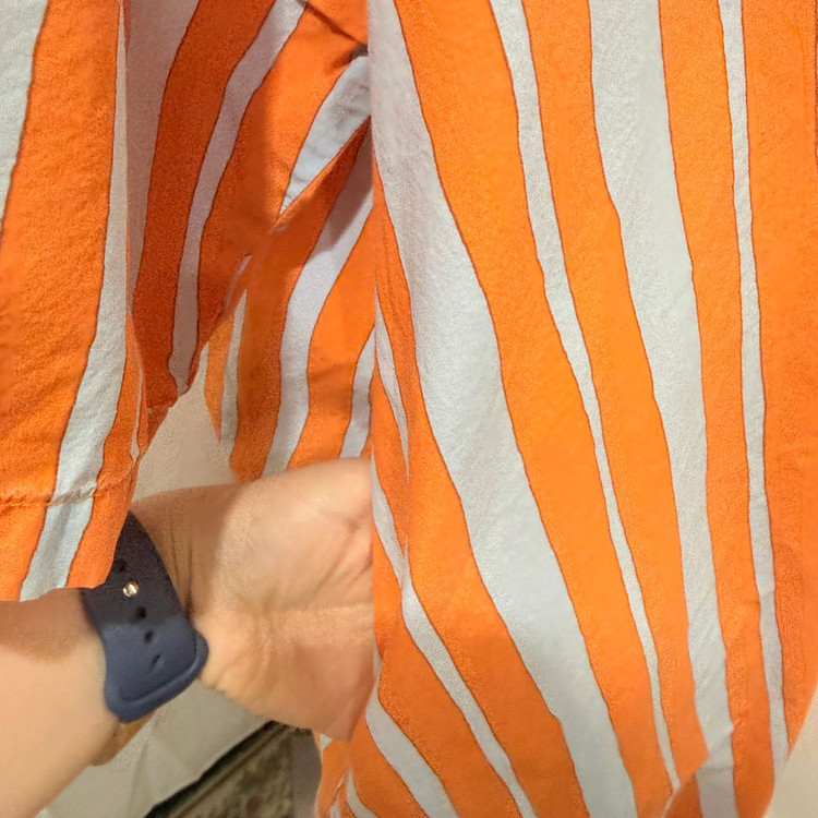 (L)유니클로 마리메꼬 세로 스트라이프 롱원피스 오버핏 3544 이미지