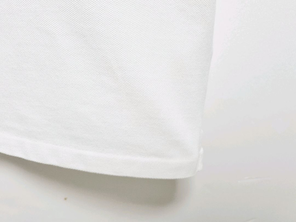 남성 QR 폴로 흰색 화이트 아이코닉 반팔 카라 피케 셔츠 티 티셔츠 이미지