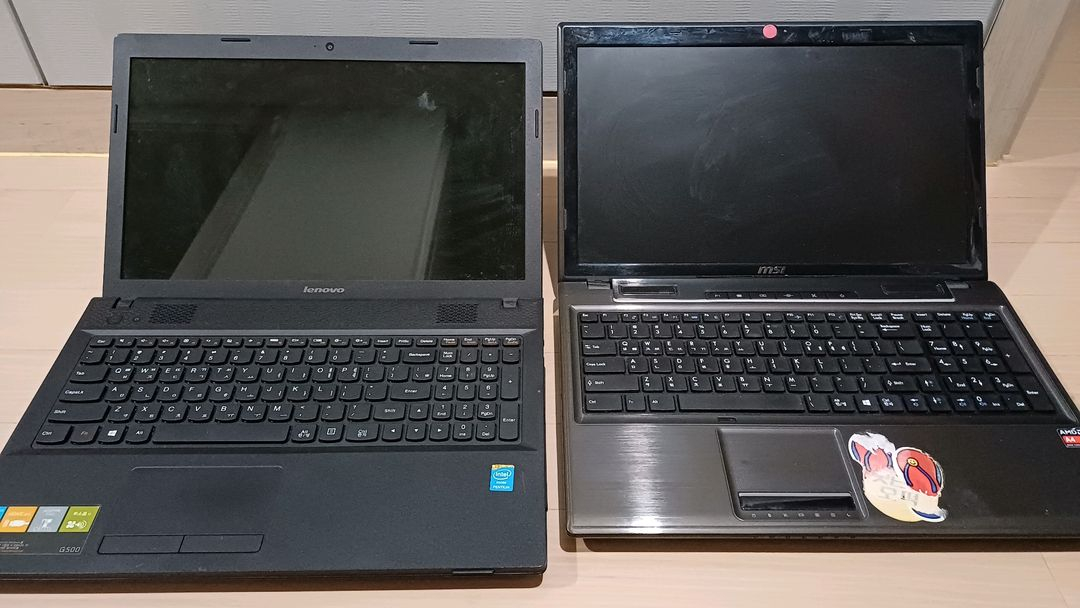 레노버, msi 노트북 2대 일괄 이미지