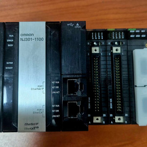 옴론 PLC nj301-1100+입출력+통신 유닛 재고 정리중 *파워모듈제외 이미지