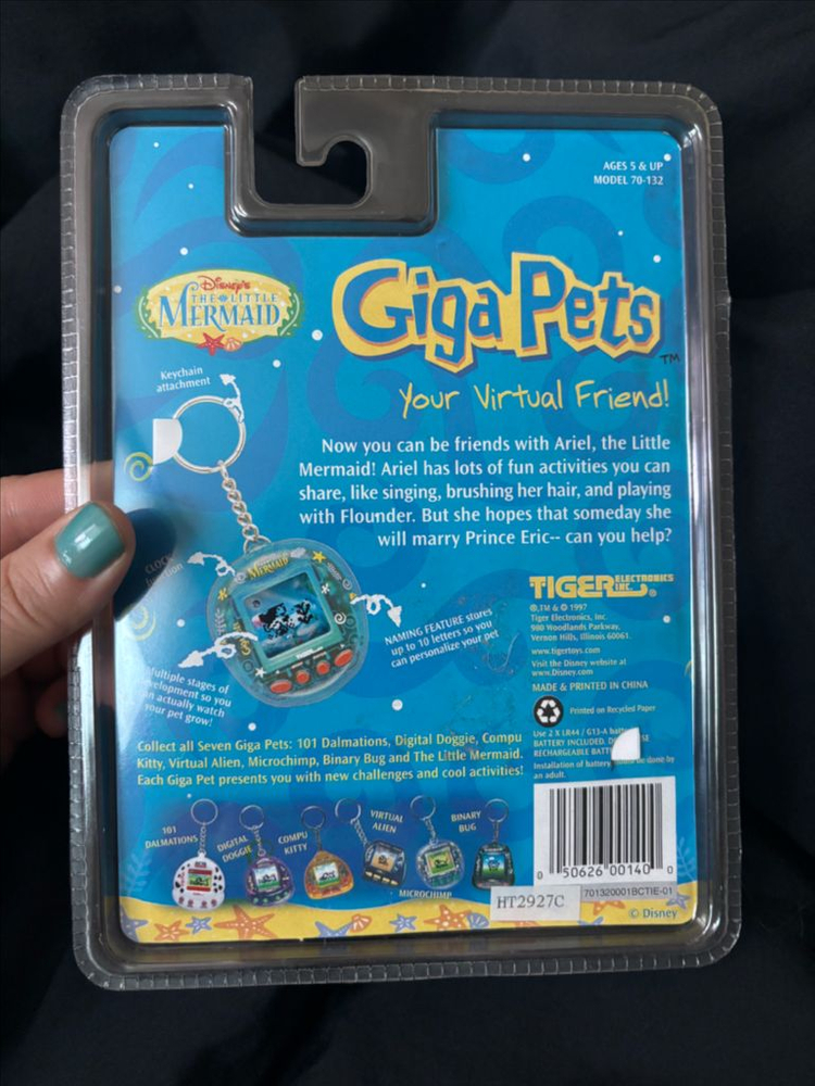 [미개봉] 기가펫 인어공주 다마고치 디즈니 gigapets 이미지