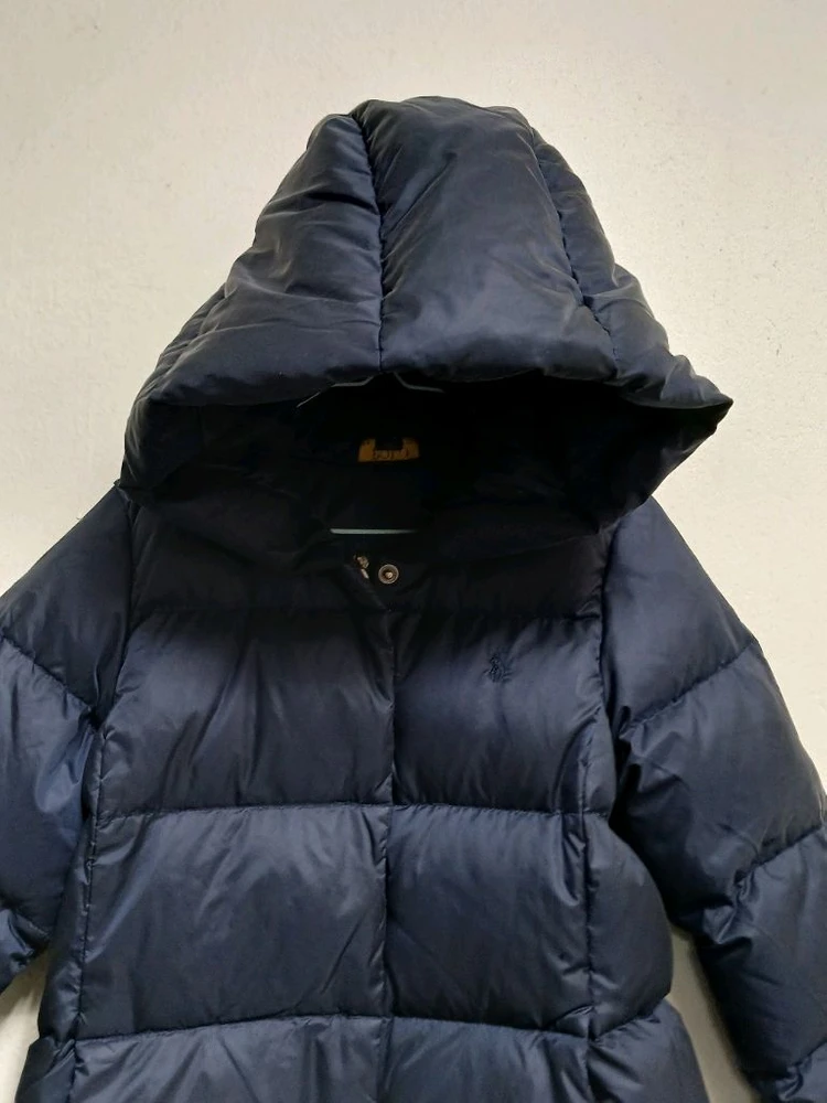 폴로 키즈 여아 롱패딩 다운점퍼 사이즈 6 이미지