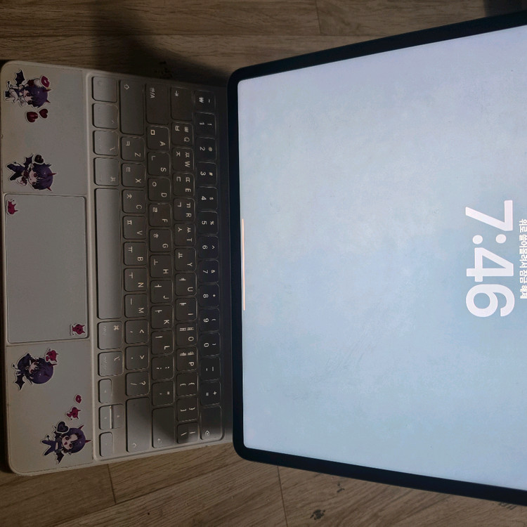 아이패드 프로 5세대 12.9 실버 1TB 애플펜슬 매직키보드 포함 이미지