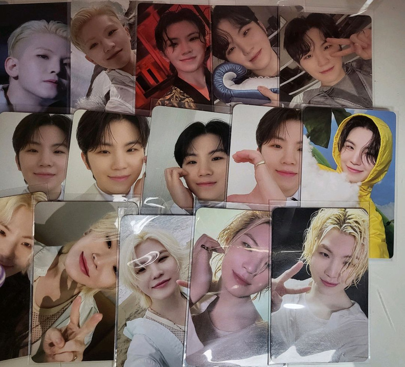 세븐틴 우지 앨범 포토카드 세트 이미지