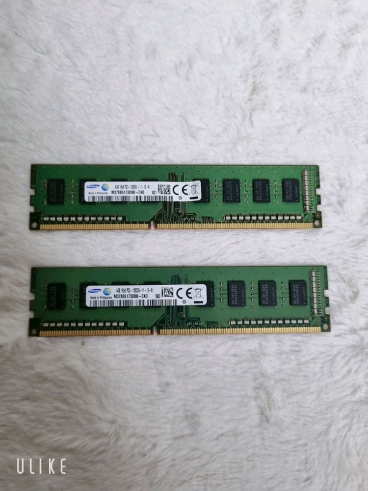 삼성 DDR3 4GB PC3 12800U 데스크탑 메모리 2개일괄 이미지