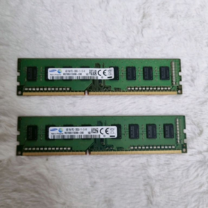 삼성 DDR3 4GB PC3 12800U 데스크탑 메모리 2개일괄 이미지