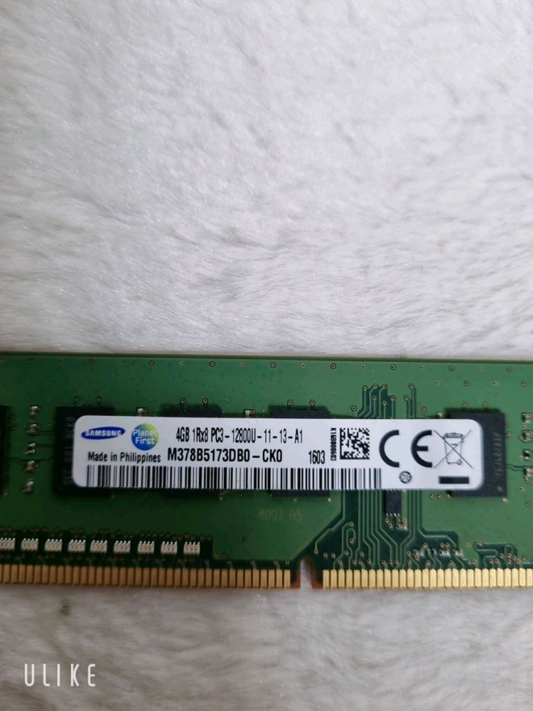 삼성 DDR3 4GB PC3 12800U 데스크탑 메모리 2개일괄 이미지