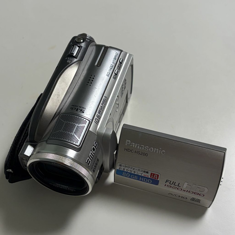 라이카x파나소닉 HDC HS200 빈티지 캠코더 실버 이미지