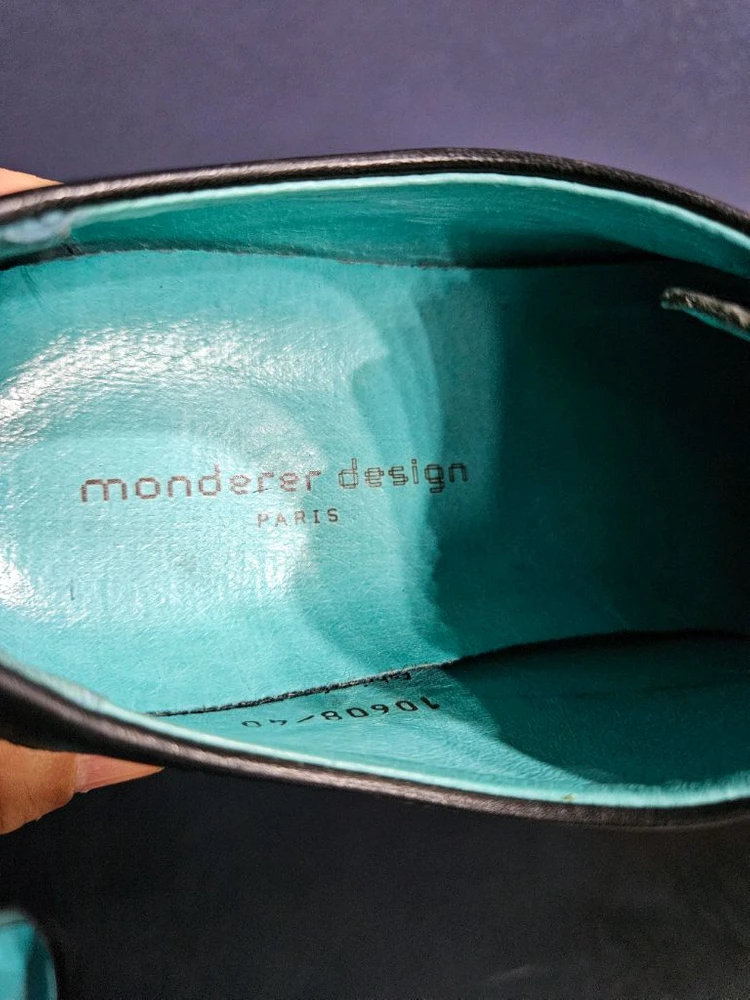 Wondered Design 블랙 남성 40 로퍼 이미지