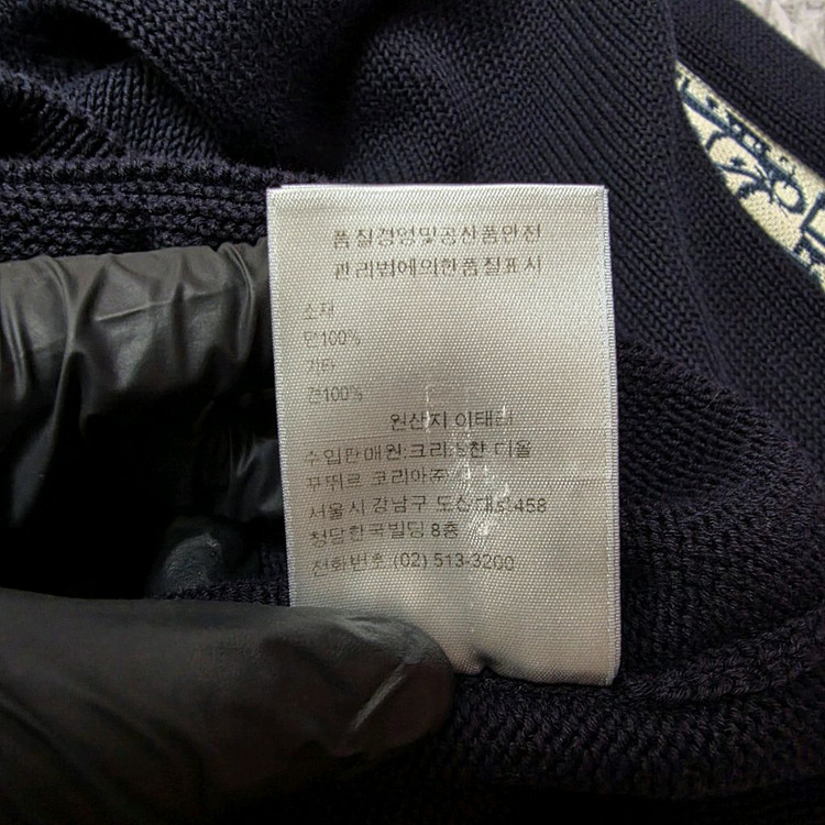 [클로젯][L]디올 오블리크 인서트 니트 이미지