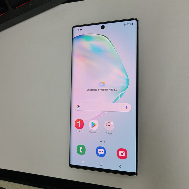 갤럭시 노트10플러스 실버 256G LGU+ 무잔상 213882 이미지