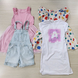 H&M 데님 멜빵 반바지 외 원피스 140 이미지