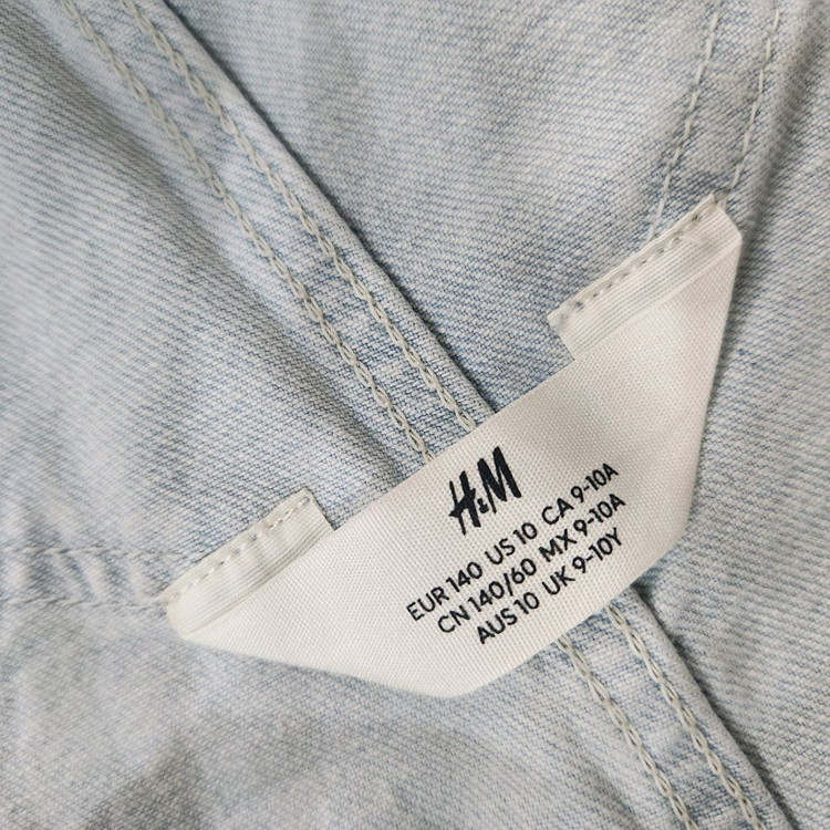 H&M 데님 멜빵 반바지 외 원피스 140 이미지