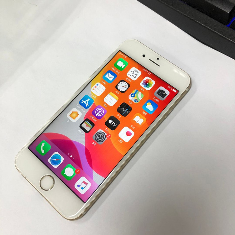 아이폰6S 16GB 골드 중고폰 배터리100% 레트로감성 인스타 492657 이미지
