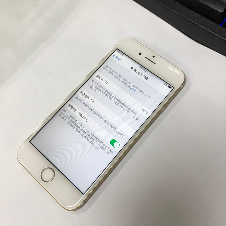아이폰6S 16GB 골드 중고폰 배터리100% 레트로감성 인스타 492657 이미지