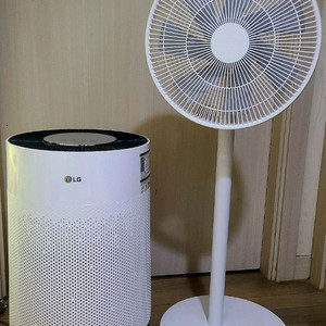 LG 퓨리케어 360 공기청정기. 샤오미 선풍기 이미지
