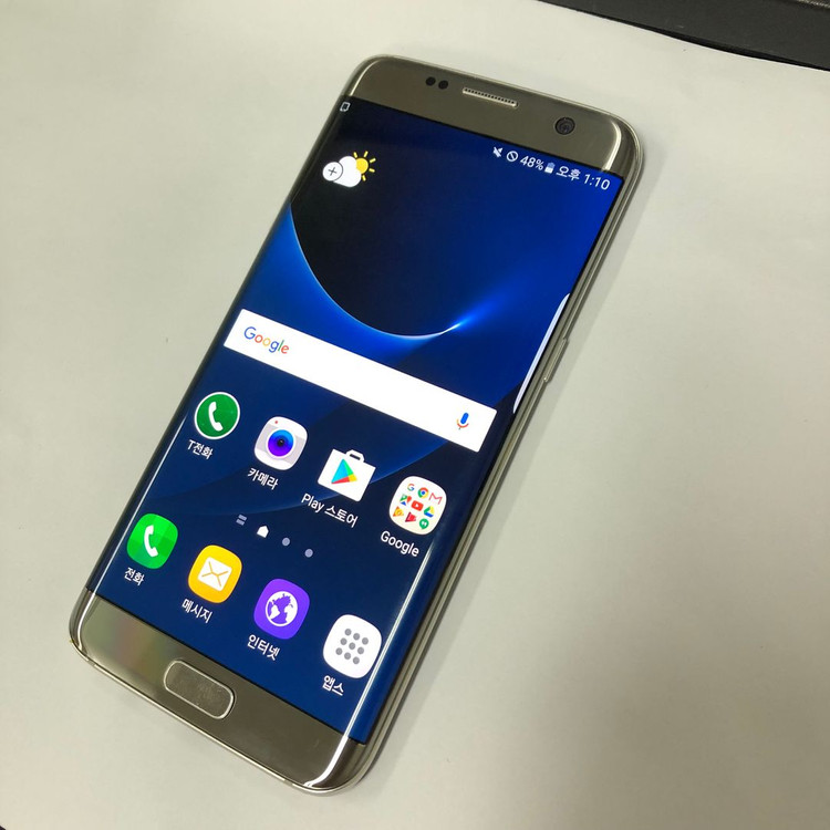 갤럭시S7 엣지 32GB SK 실버 무잔상 중고폰 서브폰 세컨폰 211839 이미지