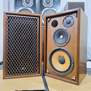 SANSUI 산수이 SP-1001 빈티지 궤짝 스피커 10인치 레트로 앤틱 인테리어 카페 가게 매장 오디오 음향 이미지