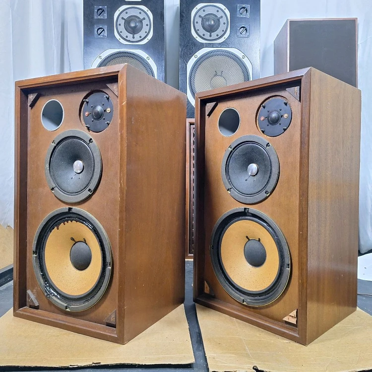SANSUI 산수이 SP-1001 빈티지 궤짝 스피커 10인치 레트로 앤틱 인테리어 카페 가게 매장 오디오 음향 이미지