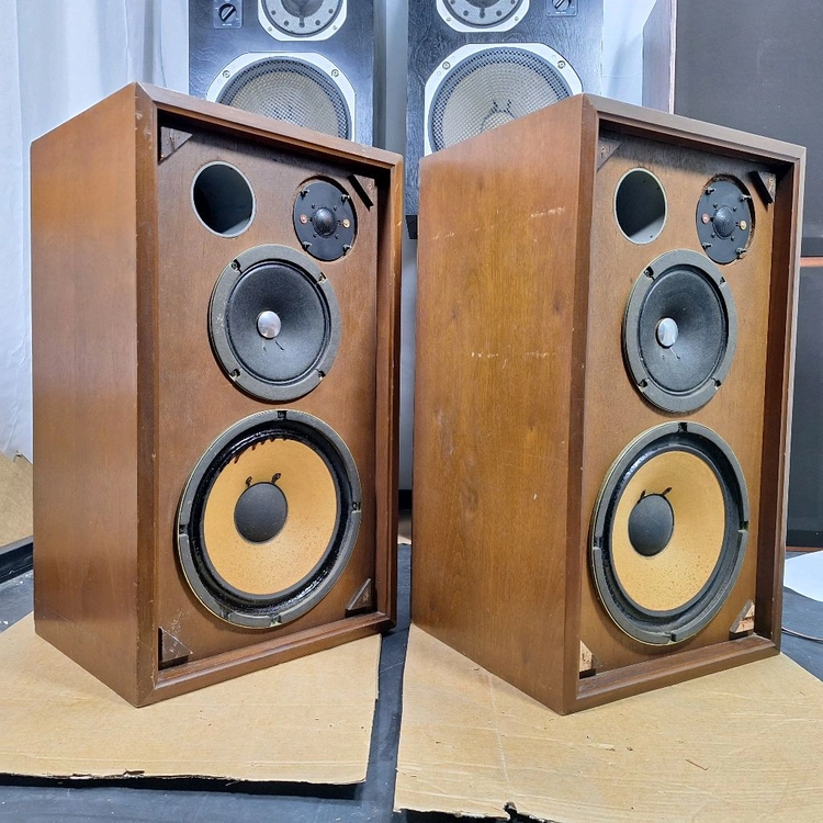 SANSUI 산수이 SP-1001 빈티지 궤짝 스피커 10인치 레트로 앤틱 인테리어 카페 가게 매장 오디오 음향 이미지
