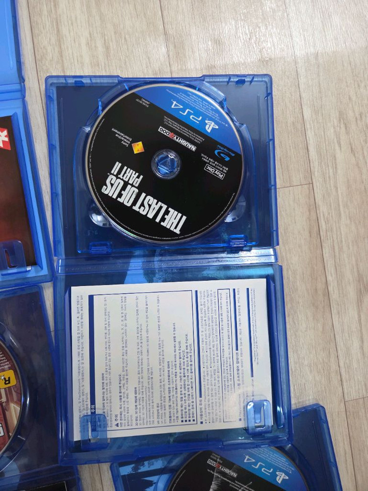 PS4 PRO게임들 라스트오브어스 리마스터드 파트2 GTA5 프리미엄 에디션 NBA 2K17 이미지