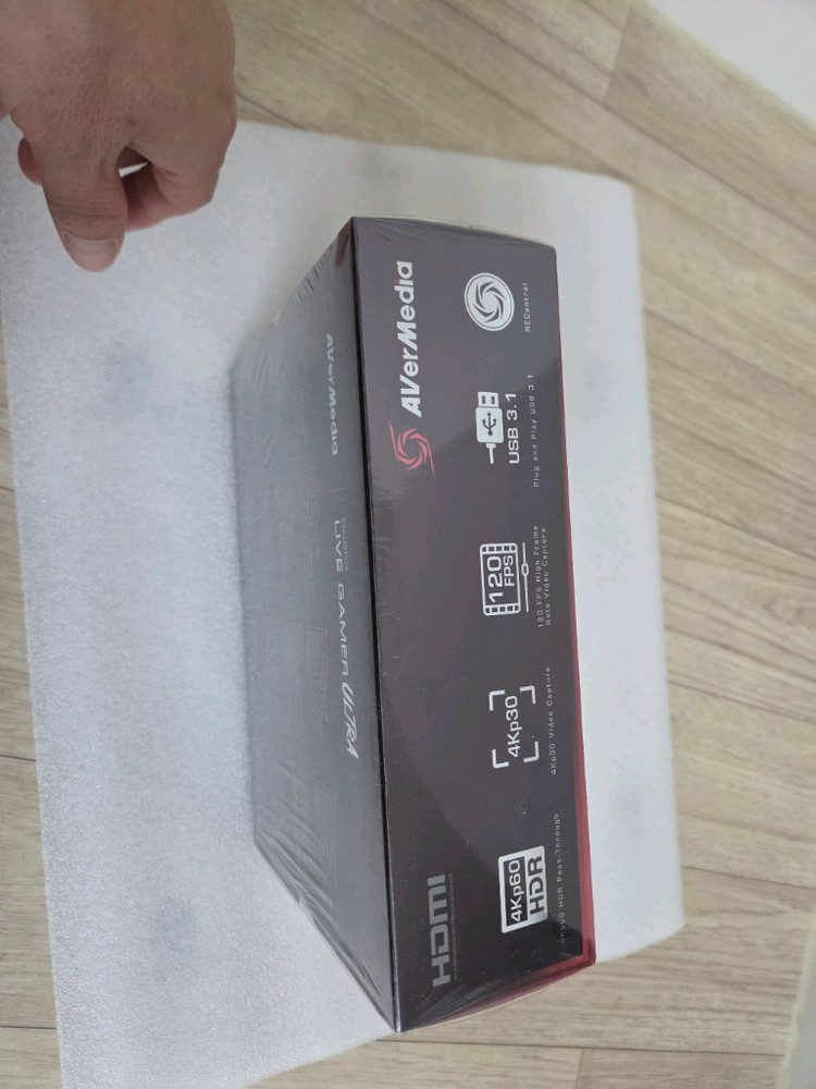 미개봉신품에버미디어GC553울트라4K60초고사양외장형캡쳐보드PS5PS4ProXboxPC게이밍라이브유튜버 이미지