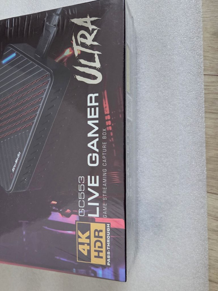 미개봉신품에버미디어GC553울트라4K60초고사양외장형캡쳐보드PS5PS4ProXboxPC게이밍라이브유튜버 이미지