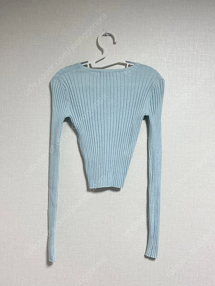 22fw 페일제이드 브이넥 맥 가디건 스카이블루 이미지