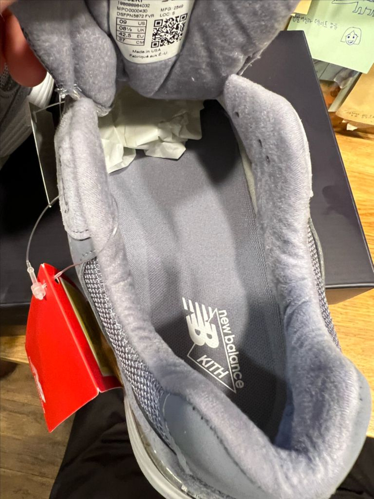 뉴발란스 992 kith 키스 그레이 270사이즈 (새상품) 이미지