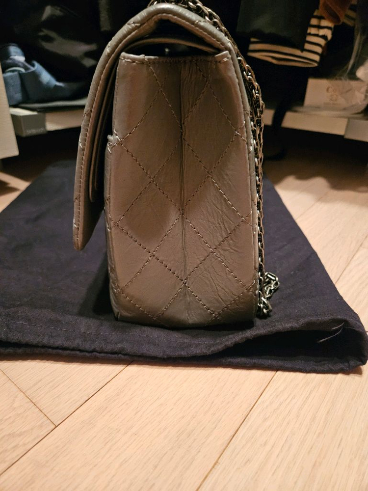 샤넬 빈티지 2.55 라지 그레이 이미지