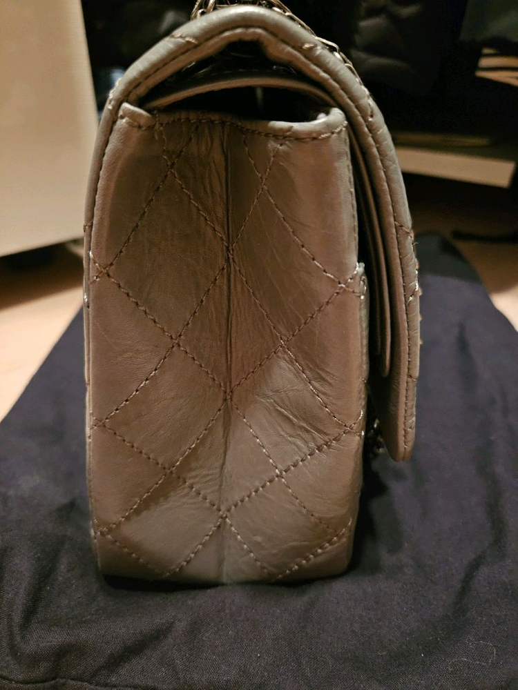 샤넬 빈티지 2.55 라지 그레이 이미지
