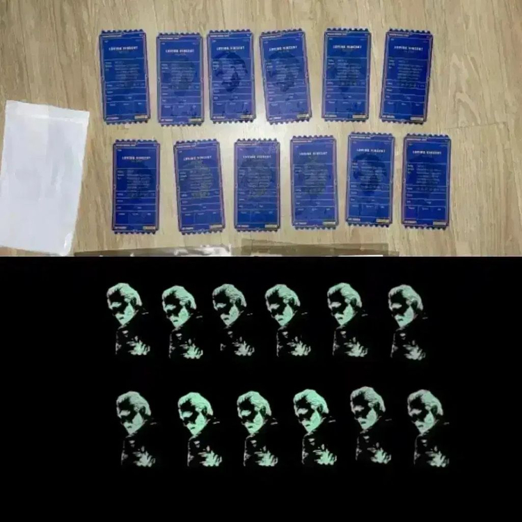 러빙빈센트 뱃지 패키지 오리지널티켓 오티 홀로그램 포스터 리미티드티켓 이미지