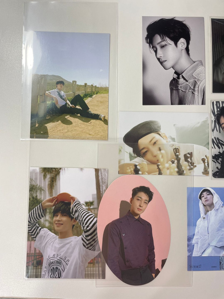 세븐틴 원우 비럴스윗 포카, 엽서, 시그 짭폴라, 각종 구성품 등등 이미지