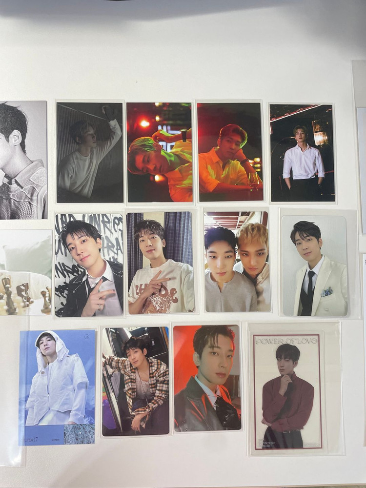 세븐틴 원우 비럴스윗 포카, 엽서, 시그 짭폴라, 각종 구성품 등등 이미지