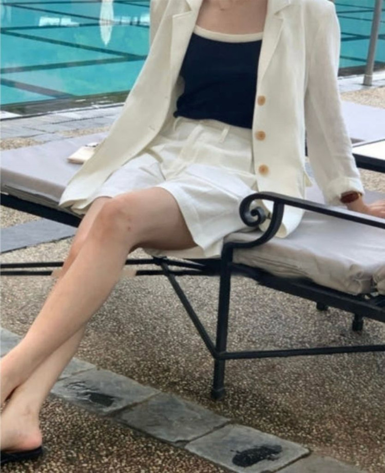 MONE 모네 모네마켓 리본빛 썸머 자켓 린넨 이미지