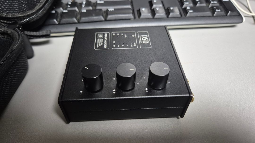 덕 오디오 Douk Audio K5 헤드폰 앰프 겸 ES9038Q2M DAC(DSD 지원) 이미지