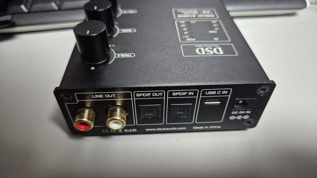 덕 오디오 Douk Audio K5 헤드폰 앰프 겸 ES9038Q2M DAC(DSD 지원) 이미지