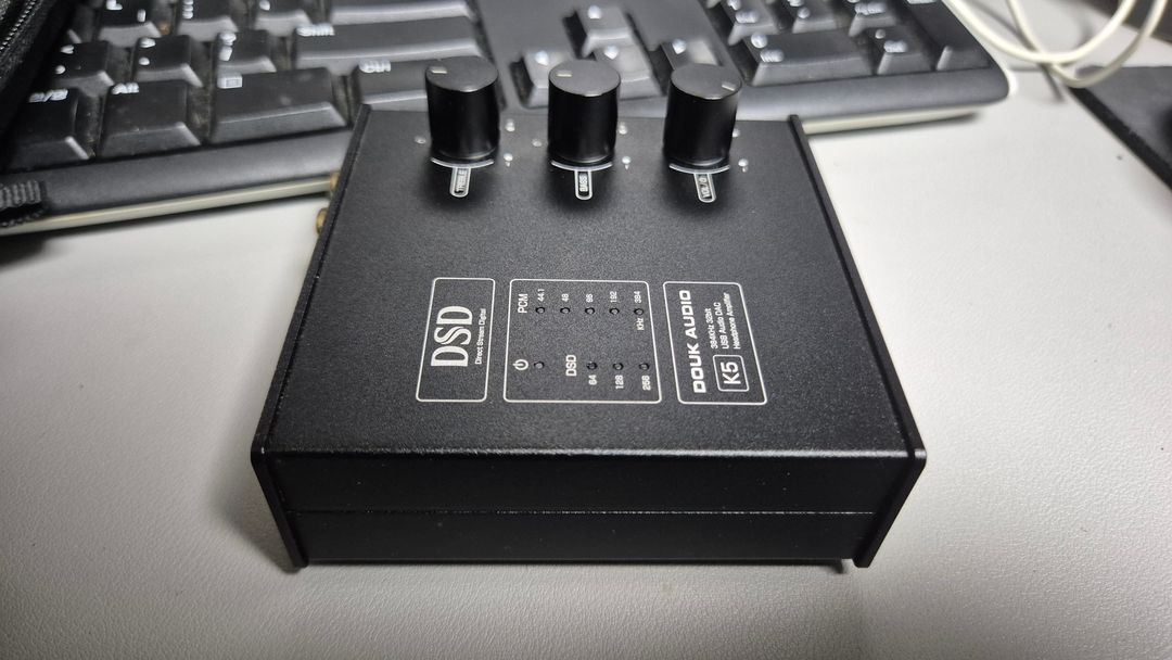 덕 오디오 Douk Audio K5 헤드폰 앰프 겸 ES9038Q2M DAC(DSD 지원) 이미지