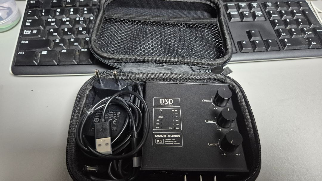 덕 오디오 Douk Audio K5 헤드폰 앰프 겸 ES9038Q2M DAC(DSD 지원) 이미지