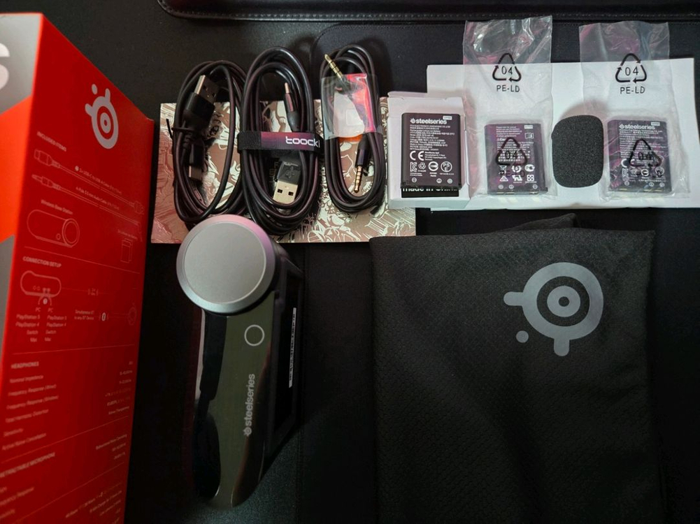 스틸시리즈 Arctis Nova Pro Wireless(노바프로 무선) 헤드셋 블랙 이미지