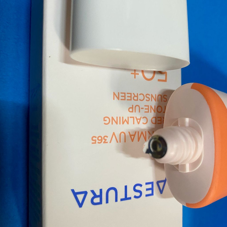[새제품]에스트라 더마UV365/레드진정톤업선크림40+40ml 이미지