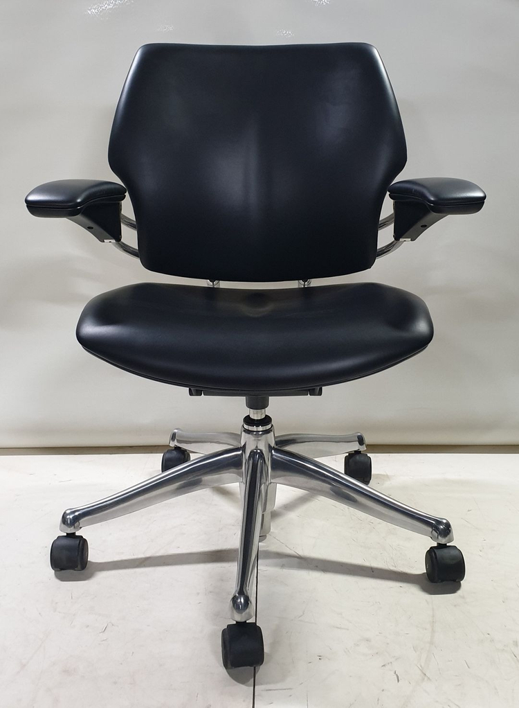 휴먼스케일 프리덤 태스크 가죽 의자 (Humanscale Freedom Task Leather Chair) 이미지
