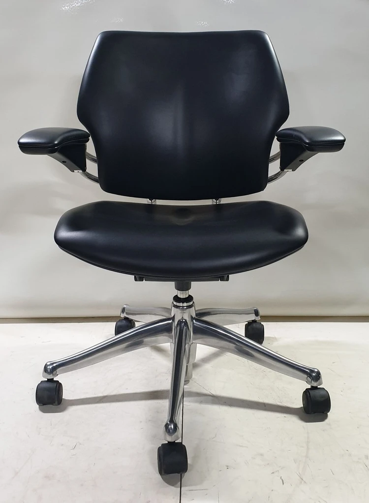 휴먼스케일 프리덤 태스크 가죽 의자 (Humanscale Freedom Task Leather Chair) 이미지